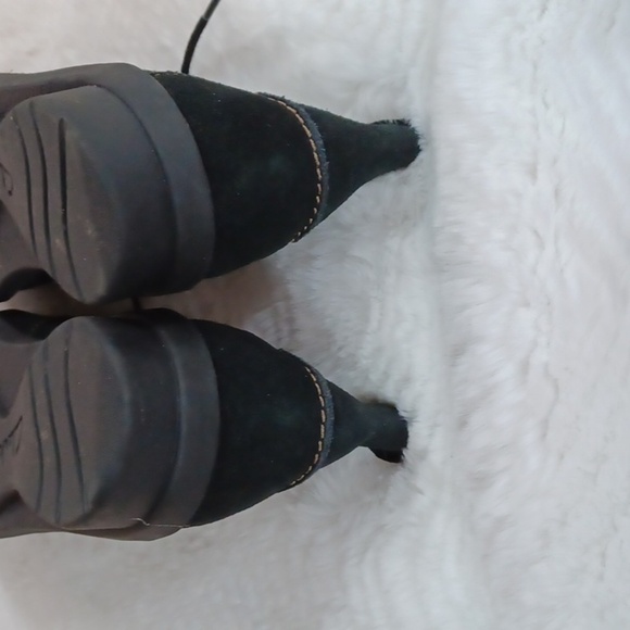 Clark\'s Men\'s Black Suede Low Cut Boots sz 11‎ M main image 5